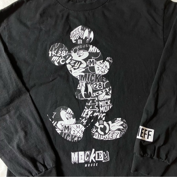Neff Disney Long Sleeve T-Shirt, Black - Picture 3 of 5